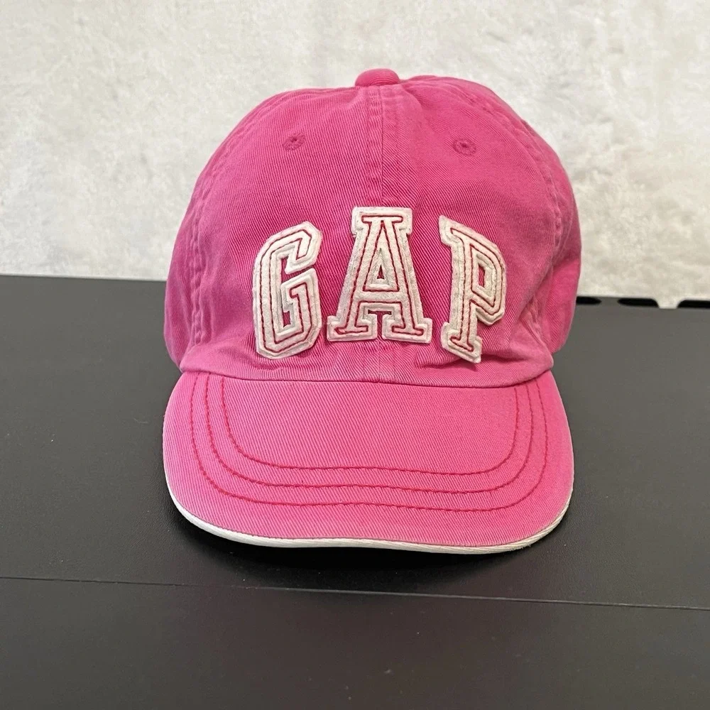 Baby GAP Baseball Hat Cap Youth Size M/L Girls Pink With Flexible Band